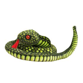 Plüss Snake Mascot világoszöld 100 cm
