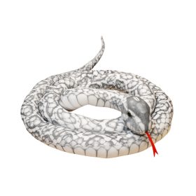 Plüss szürke kígyó kabalája 110 cm