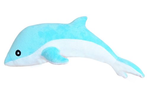 Kék delfin plüss kabalafigura 30 cm