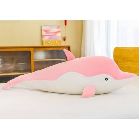 Rózsaszín delfin plüss kabalafigura 70 cm