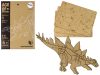 Fa 3D térbeli kirakós Stegosaurus oktatási összeállítás 41 darab