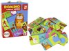 Logikai játék Kétoldalas Domino Animals Puzzle 10cm x 5cm 28 db.