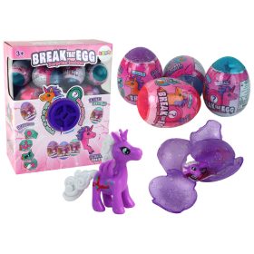 Csillámos tojás, unikornis, színes kagyló, 12 db.