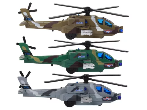 Katonai helikopter Katonai helikopter alumínium kevert hangfények