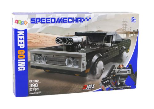 Építőelemek Járműautomatikus átalakító robot 2 az 1-ben