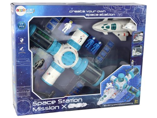 Űrrakéta Űrállomás Űrkészlet Űrküldetés 17 db.