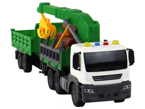 Daru dörzshajtású teherautó zöld fa hangja 1:16