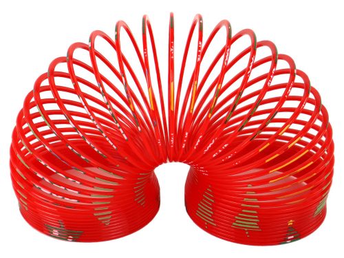 Ikonikus tavaszi piros karácsonyi témájú relaxációs 6 cm