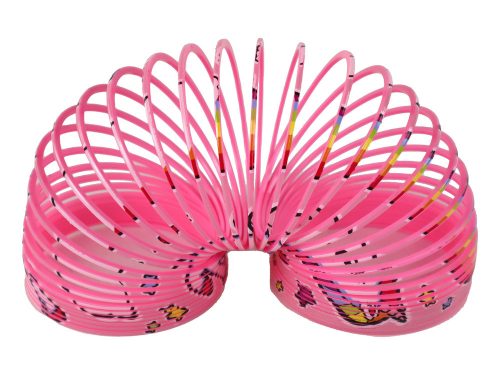 Ikonikus világos rózsaszín unikornis relaxációs rugó 6 cm