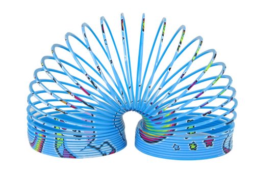 Ikonikus kék unikornis relaxációs rugó 6 cm