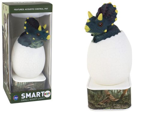 Dinosaur Triceratops Micro USB Egg LED éjszakai lámpa