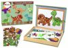 Oktatási mágneses puzzle készlet dinoszaurusz témával