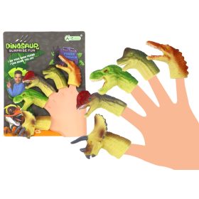 Dinoszauruszok gumi érzékelő ujjbábok