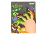 Dinoszauruszok gumi érzékelő ujjbábok