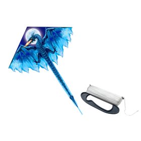   Nagy Sárkány Papírsárkány Kék Hosszú Farok 170cm x 130cm