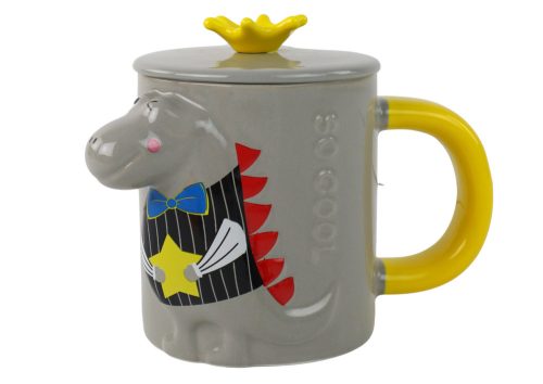 Szürke Dinosaur Infuser bögre 400 ml