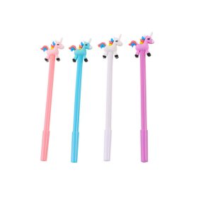   Unicorn golyóstoll fekete kupak utántöltő keverék fehér rózsaszín 0,5 mm