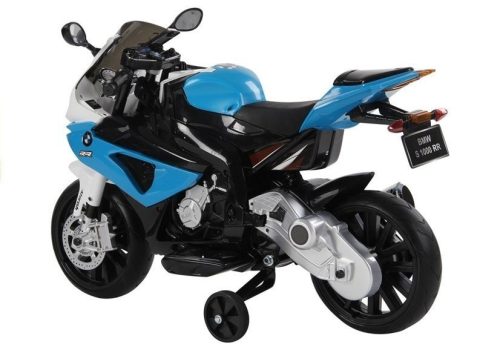 BMW S1000RR kék – elektromos motorozás