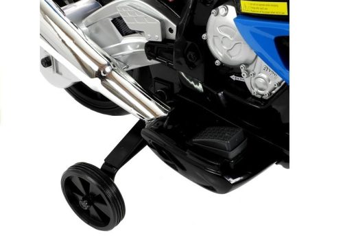 BMW S1000RR kék – elektromos motorozás