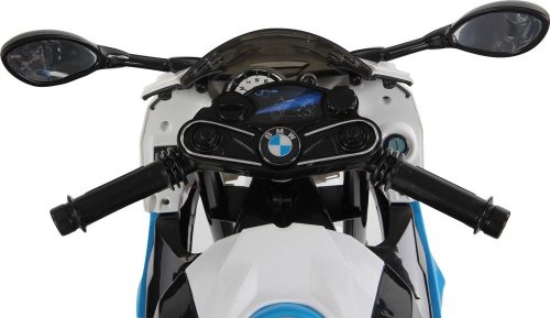 BMW S1000RR kék – elektromos motorozás