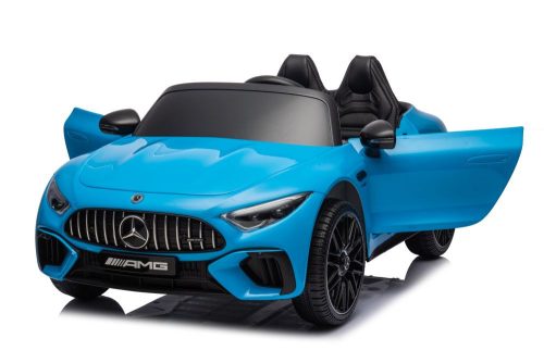 Mercedes AMG SL63 akkumulátoros autó, kékre fényezve