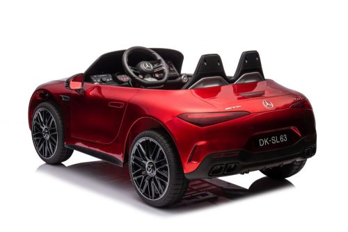 Mercedes AMG SL63 akkumulátoros autó, pirosra fényezve