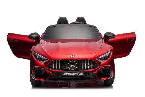 Mercedes AMG SL63 akkumulátoros autó, pirosra fényezve