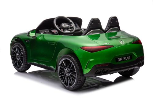 Elektromos kisautó Mercedes AMG SL63 zöldre fényezve