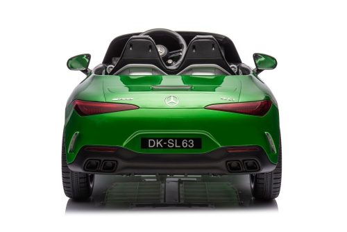 Elektromos kisautó Mercedes AMG SL63 zöldre fényezve
