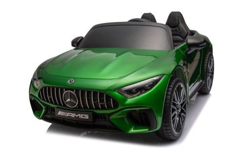 Elektromos kisautó Mercedes AMG SL63 zöldre fényezve