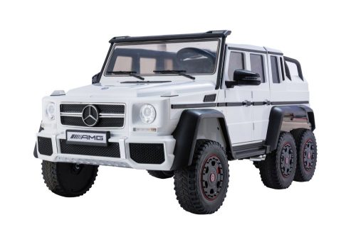Akkumulátoros autó Mercedes G63 6x4 24V Fehér