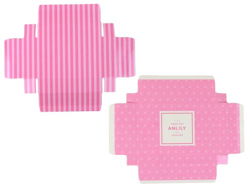 Köröm készlet Pink Nail Tips matricák gyémántok