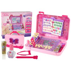   Bőrönd köröm kiegészítőkkel Manikűr matricák Köröm tippek