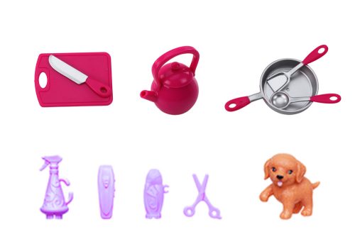 Anlily 4 az 1-ben baba Doktor Fodrász Szakács Állatok Ruha Kiegészítők