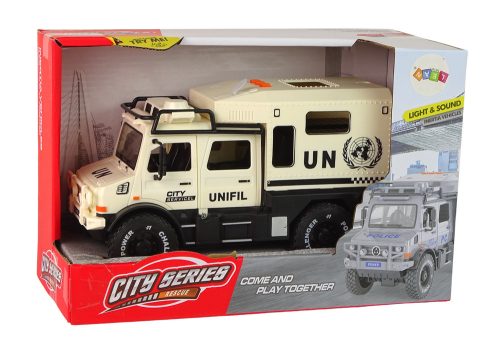 Terepjáró City Service bézs nyitóajtó hangfény