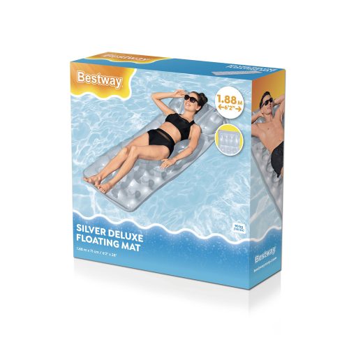 Felfújható úszómatrac szürke 188 x 71 cm Bestway 43024