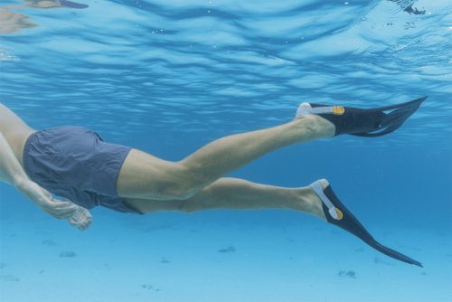 Búvárkészlet maszk, légzőcső, uszonyos fekete Bestway 25020