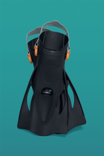 Búvárkészlet maszk, légzőcső, uszonyos fekete Bestway 25020