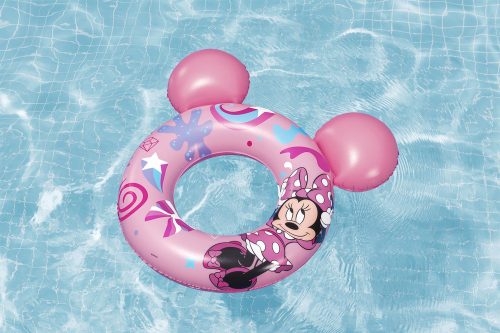 Úszógyűrű Minnie egér fülekkel 74 cm x 76 cm Bestway 9102N