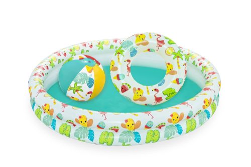 Szett: Felfújható medence 3 az 1-ben labda, kör 122 x 20 cm Bestway 51124