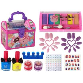 Beauty Set Pink Case DIY smink köröm kiegészítők