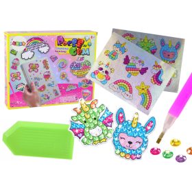   DIY gyémánt matricák készlet különböző minták színes matricák