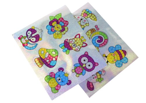 Készlet DIY gyémánt matricák, színes állatok matricák