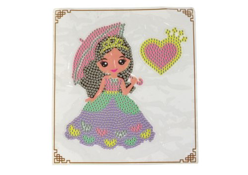 DIY gyöngykészlet Princess kulcstartó zseb