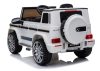 Elektromos felhajtható autó Mercedes G63 fehér