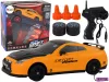 Távirányítós sportautó R/C 1:24 sárga cserélhető kerekek