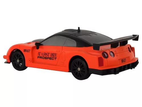 Távirányítós sportautó R/C 1:24 narancssárga cserélhető kerekek