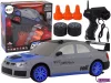Távirányítós sportautó R/C 1:24 szürke cserélhető kerekek