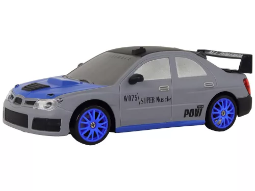 Távirányítós sportautó R/C 1:24 szürke cserélhető kerekek