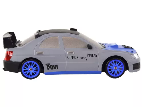 Távirányítós sportautó R/C 1:24 szürke cserélhető kerekek